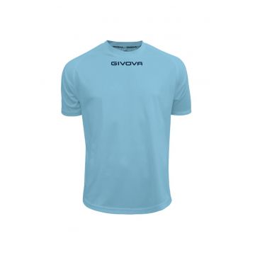 Tricou -  Gri - Poliesteraqz - Albastru