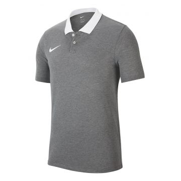 Tricou polo cu tehnologie Dri-Fit - pentru fotbal - Alb/Gri inchis