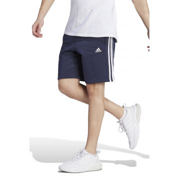 Bermude cu buzunare oblice - Alb/Bleumarin