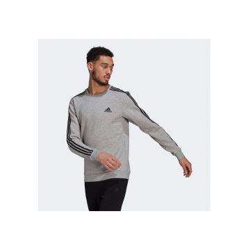 Bluza sport barbati - Adidas - Bumbac - Gri -