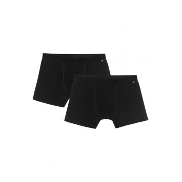 Boxeri pentru barbati 4F - pachet de 2 - negru - bumbac cu elastan