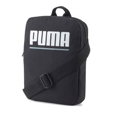 Geanta crossbody cu imprimeu logo Plus Portable - Negru