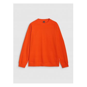 Hanorac barbati  fara fermoar - portocaliu - bumbac