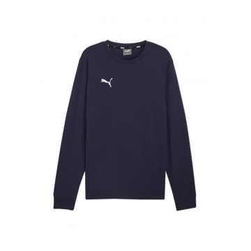 Hanorac barbati Puma Team Goal Casuals - bleumarin - bumbac - cu mansete elastice -
