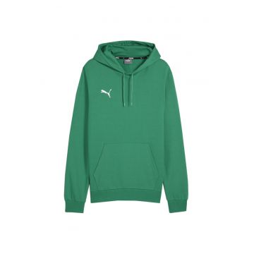 Hanorac barbati Puma Team Goal Casuals - verde - bumbac - gluga reglabila