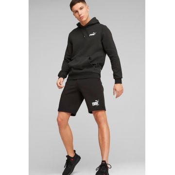 Hanorac cu buzunar kangaroo Essentials+ - Alb/Negru