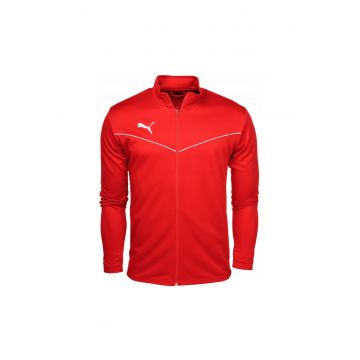 Hanorac sport cu fermoar  Poliester - Rosu - Rosu