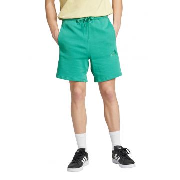 Pantaloni scurti regular-fit din bumbac - Verde persan