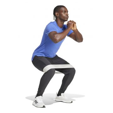 Pantaloni slim fit pentru antrenament Hybrid - Negru stins