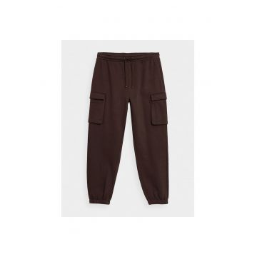 Pantaloni sport barbati -  302863846 - Bumbac - Maro