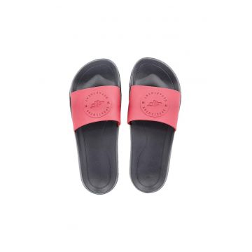 Papuci barbati -  Sintetic - Negru/Rosu - Rosu/Negru