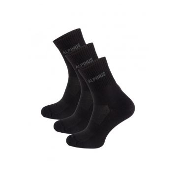 Set 3 perechi de soete -  Bumbac - Negru -