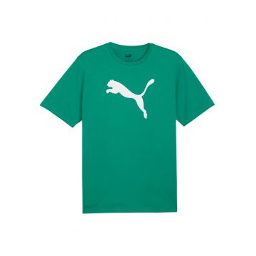 Tricou barbatesc  Team Rise - bumbac - verde - logo mare