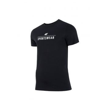 Tricou barbati -  Bumbac - Negruqsad - Negru