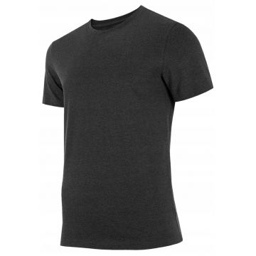 Tricou barbati -  Poliester/Bumbac - Negru - Negru