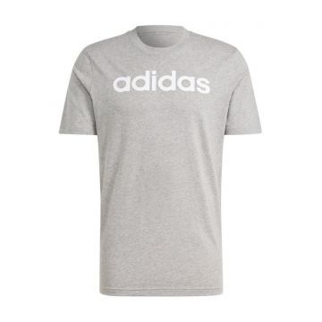 Tricou cu logo barbati -  Bumbac - gri