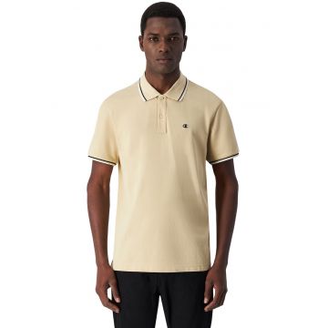 Tricou polo barbati -  bumbac - bej