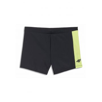 Boxeri de baie barbati  sintetic/elastan - negru/galben