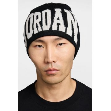 Caciula cu logo Jordan Peak - Alb/Negru