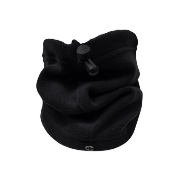 Fular unisex - protectie gat -  poliester - negru