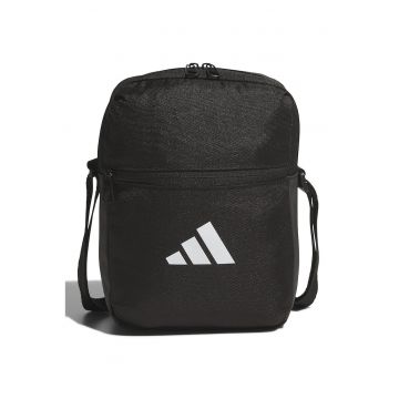 Geanta crossbody din material textil - Negru