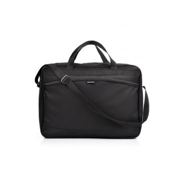 Geanta De Calatorie -  Arwan - Material 100% Poliester - Rezistenta La Apa - Curea Reglabila - 1 Compartiment - 55 x 20 x 40 cm - Negru
