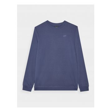 Hanorac  barbatesc - albastru - fara fermoar si gluga - bumbac/poliester