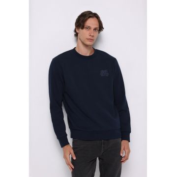 Hanorac barbati  albastru ocean - bumbac - L - Bleumarin