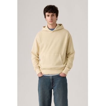 Hanorac cu buzunar kangaroo - Crem