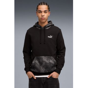 Hanorac cu buzunar kangaroo - Negru