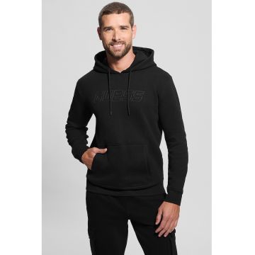 Hanorac cu buzunar kangaroo - pentru fitness - Negru