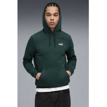 Hanorac cu logo Essentials - Alb/Verde padure