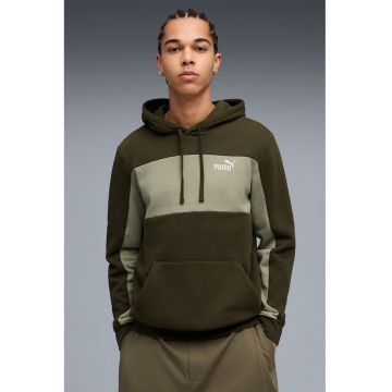 Hanorac din amestec de bumbac Essentials - Verde pal/Verde masliniu