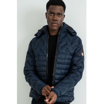 Jacheta cu gluga Buratana - Bleumarin