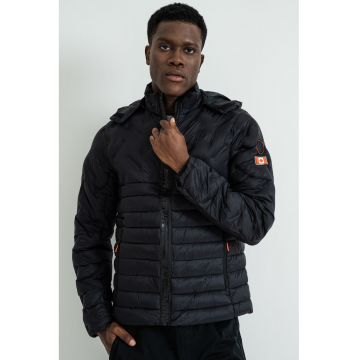 Jacheta cu gluga Buratana - Negru