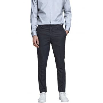 Pantaloni barbati poliester/viscoza - Gri - Gri