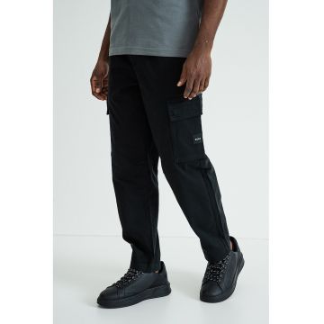 Pantaloni cargo Sisla - Negru