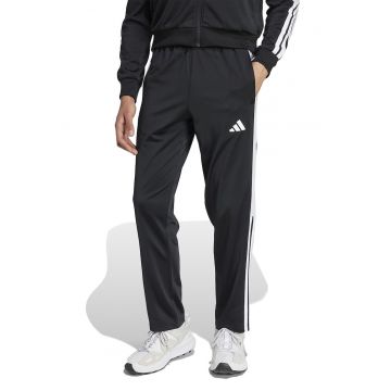 Pantaloni de trening cu slituri cu capse pe glezna - Negru/Alb optic