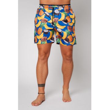 Pantaloni scurt de baie Fruits Blue/Black 12841 - BLUE