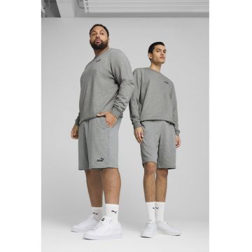 Pantaloni scurti cu logo si snur interior de ajustare - Gri