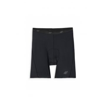 Pantaloni sport barbati -  ciclism - negru - gel foam