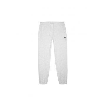 Pantaloni sport  gri - bumbac/poliester - croiala normala - fara captuseala - pentru barbati