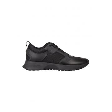 Pantofi sport cu insertii de plasa Jonah - Negru