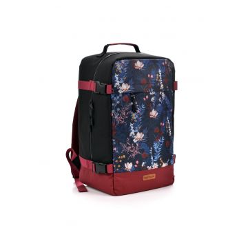 Rucsac De Voiaj -  Hermod Pentru Cabina - Design Ergonomic - Bretele Ajustabile - Buzunare - Poliester - 43 x 33 x 5 - 20 l - 580 g - Negru si albastru
