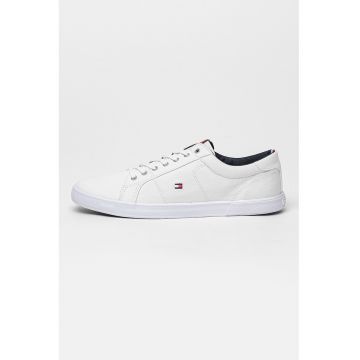 Tenisi de panza cu logo - Alb