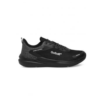 Tenisi sintetici  pentru barbati in culoarea neagra - Negru