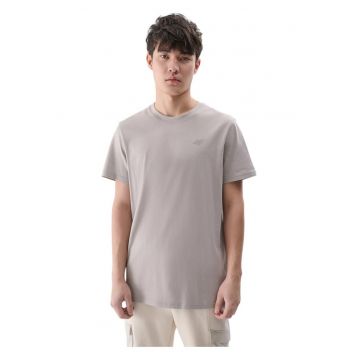 Tricou barbati  maneca scurta - gri - bumbac