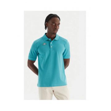 Tricou barbati -  turcoaz - 100% bumbac