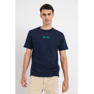 Tricou cu imprimeu grafic - Bleumarin