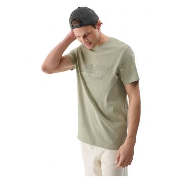 Tricou cu maneca scurta -  barbati - verde - bumbac